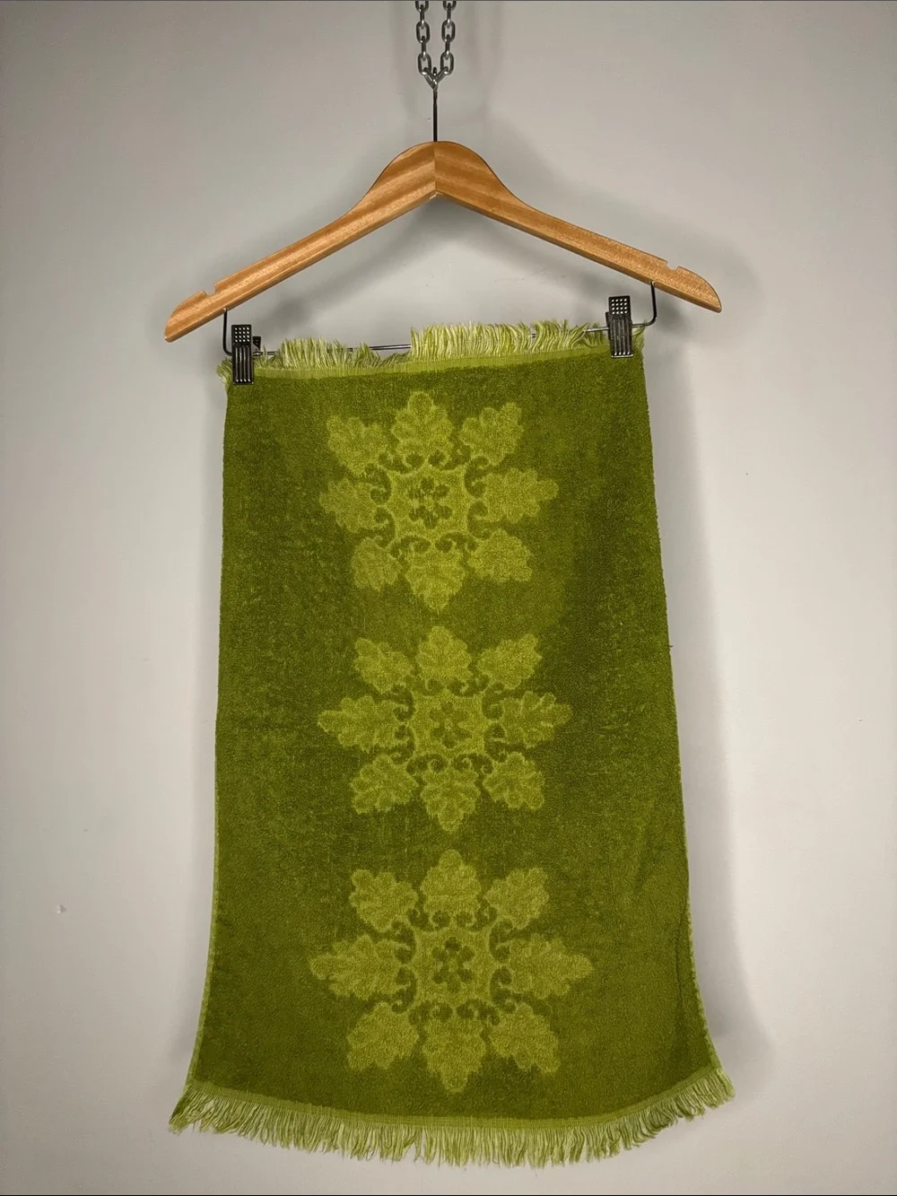 Vintage Hand Towel Cannon Avocado Green Decorative  🥑